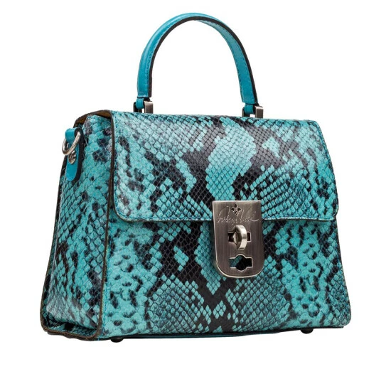 Best Sale π Patricia Nash Chauny Leather Top Handle Satchel Cognac Croc π 6 Best Sale π Patricia Nash Chauny Leather Top Handle Satchel Cognac Croc π - Image 4