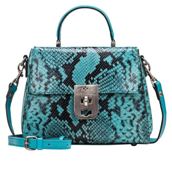 Best Sale π Patricia Nash Chauny Leather Top Handle Satchel Cognac Croc π 7 Best Sale π Patricia Nash Chauny Leather Top Handle Satchel Cognac Croc π - Image 5