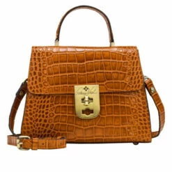 Best Sale π Patricia Nash Chauny Leather Top Handle Satchel Cognac Croc π 14 Best Sale π Patricia Nash Chauny Leather Top Handle Satchel Cognac Croc π -Vintage Leather Handbag Store unnamed file 1008