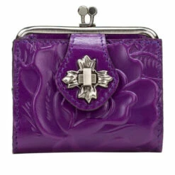 Best Sale 💯 Patricia Nash Casella Leather Bifold Wallet Papaya 🔥 -Vintage Leather Handbag Store unnamed file 1035