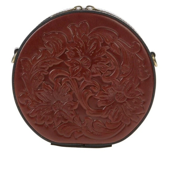 Cheap π Patricia Nash Devonia Round Leather Crossbody Bag Dark Green Tooled π 4 Cheap π Patricia Nash Devonia Round Leather Crossbody Bag Dark Green Tooled π - Image 2