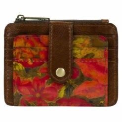 Deals 🤩 Patricia Nash Cassis Leather ID Case Teal 🥰 -Vintage Leather Handbag Store unnamed file 112