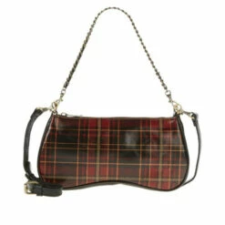 Deals 🔥 Patricia Nash Riley Baguette Crossbody Bag Red Tartan 🥰 -Vintage Leather Handbag Store unnamed file 1123