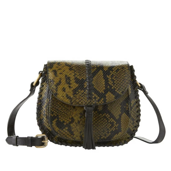 Outlet π₯ Patricia Nash Blyton Saddle Bag Red Python π 3 Outlet π₯ Patricia Nash Blyton Saddle Bag Red Python π