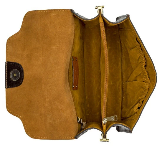 Flash Sale π Patricia Nash Porcili Leather Top-Handle Crossbody Bag Chocolate Python π 6 Flash Sale π Patricia Nash Porcili Leather Top-Handle Crossbody Bag Chocolate Python π - Image 4