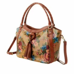 Best reviews of ❤️ Patricia Nash Ellington Satchel Briti British Tan ⭐ -Vintage Leather Handbag Store unnamed file 1166