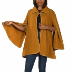 New 🥰 Patricia Nash Vintage Group Sleeved Cape Camel 🥰 -Vintage Leather Handbag Store unnamed file 124