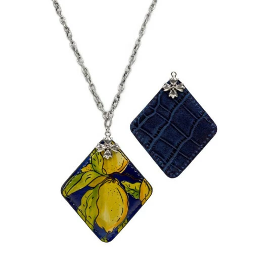 Best Sale π Patricia Nash Abella Floret 31" Reversible Leather Pendant Necklace Citrus Sunrise π 11 Best Sale π Patricia Nash Abella Floret 31" Reversible Leather Pendant Necklace Citrus Sunrise π - Image 9