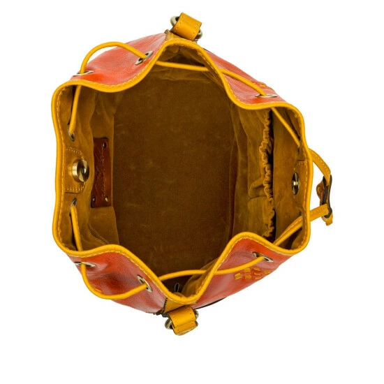 Buy π Patricia Nash Brindisi Leather Bucket Bag Cognac π― 4 Buy π Patricia Nash Brindisi Leather Bucket Bag Cognac π― - Image 2