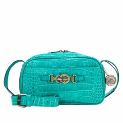 Discount π Patricia Nash Cerrisi Oval Leather Crossbody Bag Biscuit Croc π₯°