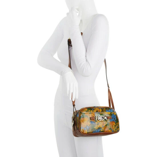 Discount π Patricia Nash Cerrisi Oval Leather Crossbody Bag Biscuit Croc π₯° 5 Discount π Patricia Nash Cerrisi Oval Leather Crossbody Bag Biscuit Croc π₯° - Image 3