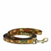 Hot Sale 🛒 Patricia Nash Printed Leather Pet Leash Vintage Botanical Garden 🧨