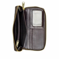 Promo ❤️ Patricia Nash Lauria Zip-Around Leather Wallet With RFID Technology British Tan Tooled 😍 -Vintage Leather Handbag Store unnamed file 1361