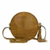 Hot Sale 🎁 Patricia Nash Scafati Canteen-Shaped Crossbody Bag Burnt Yellow Lizard 🔔 -Vintage Leather Handbag Store unnamed file 1377