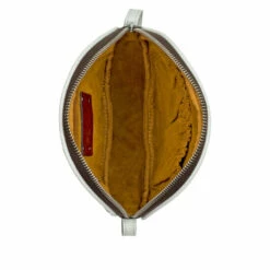 Hot Sale 🎁 Patricia Nash Scafati Canteen-Shaped Crossbody Bag Burnt Yellow Lizard 🔔 -Vintage Leather Handbag Store unnamed file 1378