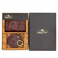 Budget β Patricia Nash Erica Wallet With Liscia Mirror Set British Tan Tooled π€©