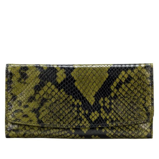 Buy π Patricia Nash Haxby Trifold Wallet Olive Python π 6 Buy π Patricia Nash Haxby Trifold Wallet Olive Python π - Image 4
