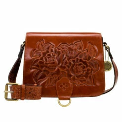 Top 10 π Patricia Nash Ilina Rose Tooled Leather Crossbody Bag π