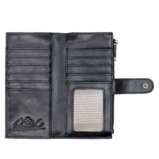 Brand new π Patricia Nash Nazari Leather Bifold Wallet 𧨠6 Brand new π Patricia Nash Nazari Leather Bifold Wallet 𧨠- Image 4