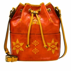Discount ⭐ Patricia Nash Brindisi Leather Drawstring Tote ❤️