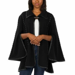 Top 10 🎉 "As Is" Patricia Nash Vintage Group Sleeved Cape 💯