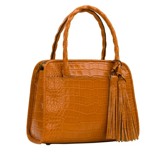 Best Pirce π Patricia Nash Paris Leather Satchel Sun Croc π 4 Best Pirce π Patricia Nash Paris Leather Satchel Sun Croc π - Image 2