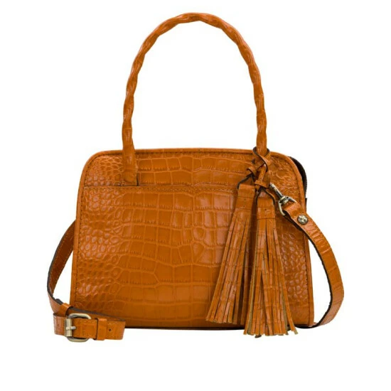 Best Pirce π Patricia Nash Paris Leather Satchel Sun Croc π 9 Best Pirce π Patricia Nash Paris Leather Satchel Sun Croc π - Image 7