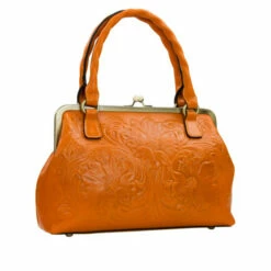 Outlet 🤩 Patricia Nash Rora Leather Frame Satchel ☀️ Summer Drawing ✨ -Vintage Leather Handbag Store unnamed file 176