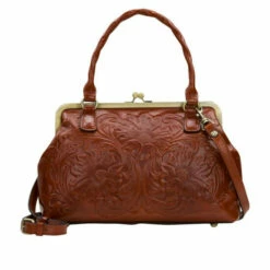 Outlet 🤩 Patricia Nash Rora Leather Frame Satchel ☀️ Summer Drawing ✨ -Vintage Leather Handbag Store unnamed file 180