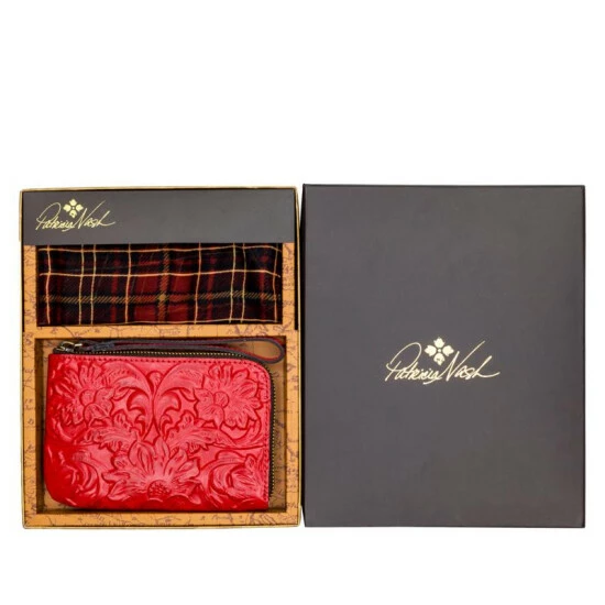 Top 10 π Patricia Nash Reala Leather Wristlet And Print Scarf Gift Set Tan Tooled With Map Scarf β¨ 10 Top 10 π Patricia Nash Reala Leather Wristlet And Print Scarf Gift Set Tan Tooled With Map Scarf β¨ - Image 8