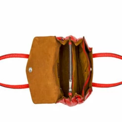 Hot Sale ✨ Patricia Nash Notely Leather Flap Satchel Cognac Croc 😍 -Vintage Leather Handbag Store unnamed file 194