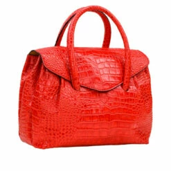 Hot Sale ✨ Patricia Nash Notely Leather Flap Satchel Cognac Croc 😍 -Vintage Leather Handbag Store unnamed file 195