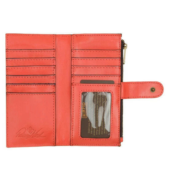 Cheap π Patricia Nash Nazari Leather Bifold Wallet Violet Embroidered π― 5 Cheap π Patricia Nash Nazari Leather Bifold Wallet Violet Embroidered π― - Image 3