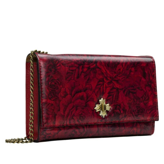 Promo π Patricia Nash Penelope Leather Flap Bag & Cassis ID Wallet Gift Set Etched Roses π 5 Promo π Patricia Nash Penelope Leather Flap Bag & Cassis ID Wallet Gift Set Etched Roses π - Image 3