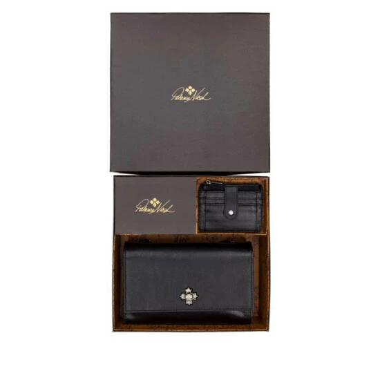 Promo π Patricia Nash Penelope Leather Flap Bag & Cassis ID Wallet Gift Set Etched Roses π 15 Promo π Patricia Nash Penelope Leather Flap Bag & Cassis ID Wallet Gift Set Etched Roses π - Image 13
