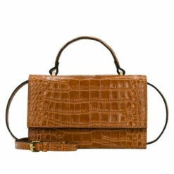 Vintage Leather Handbag Store 8 Cheapest β€οΈ Patricia Nash Goring Leather Top Handle Crossbody Old Rose Croc β