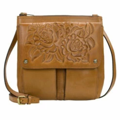 Discount 🔔 Patricia Nash Ellson Leather Messenger Crossbody Denim Blues 🎉 -Vintage Leather Handbag Store unnamed file 309