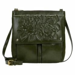 Discount 🔔 Patricia Nash Ellson Leather Messenger Crossbody Denim Blues 🎉 -Vintage Leather Handbag Store unnamed file 312