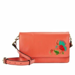 Deals 👏 Patricia Nash Annecy Flap Leather Crossbody Sunset Embroidered 🔔 -Vintage Leather Handbag Store unnamed file 32