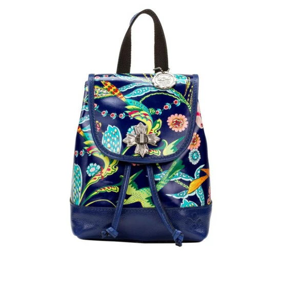 Outlet β¨ Patricia Nash Saracena Convertible Leather π Backpack Blue Birds Of Paradise π₯° 7 Outlet β¨ Patricia Nash Saracena Convertible Leather π Backpack Blue Birds Of Paradise π₯° - Image 5