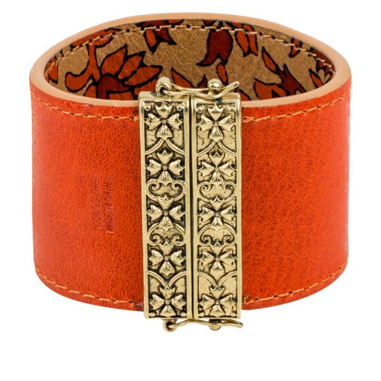 Flash Sale 𧨠Patricia Nash Oliana Reversible Leather Floret Design Cuff Mauve Tooled/magenta Croc π 4 Flash Sale 𧨠Patricia Nash Oliana Reversible Leather Floret Design Cuff Mauve Tooled/magenta Croc π - Image 3