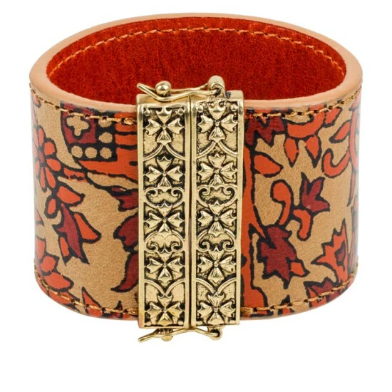 Flash Sale 𧨠Patricia Nash Oliana Reversible Leather Floret Design Cuff Mauve Tooled/magenta Croc π 9 Flash Sale 𧨠Patricia Nash Oliana Reversible Leather Floret Design Cuff Mauve Tooled/magenta Croc π - Image 8