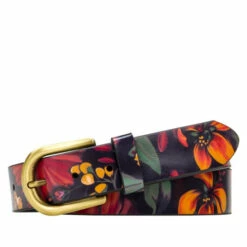 Brand new π₯° Patricia Nash Vietri Adjustable Printed Leather Belt Tiger π