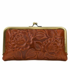 Wholesale 🥰 Patricia Nash Everly Leather Frame Wallet Vintage Botanical Garden ✨