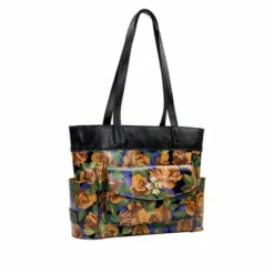 Best deal ✨ Patricia Nash Alviano Leather Shopper Tote Vintage Botanical Garden ✨ -Vintage Leather Handbag Store unnamed file 392