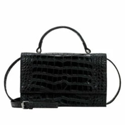 Cheapest ❤️ Patricia Nash Goring Leather Top Handle Crossbody Old Rose Croc ⭐ -Vintage Leather Handbag Store unnamed file 4