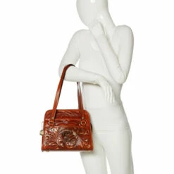 Buy β Patricia Nash Bruna Tooled Leather Satchel Plum 𧨠13 Buy β Patricia Nash Bruna Tooled Leather Satchel Plum 𧨠-Vintage Leather Handbag Store unnamed file 405