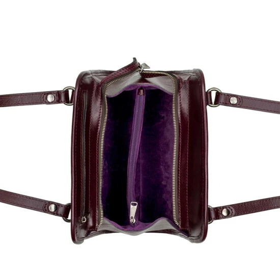 Buy β Patricia Nash Bruna Tooled Leather Satchel Plum 𧨠7 Buy β Patricia Nash Bruna Tooled Leather Satchel Plum 𧨠- Image 5