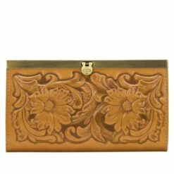 Wholesale ✨ Patricia Nash Cauchy Leather Wallet Red Veg Tan Tooled 🔔 -Vintage Leather Handbag Store unnamed file 423