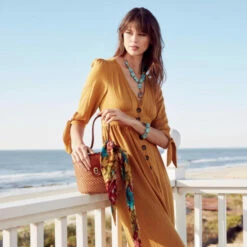 Buy 🛒 Patricia Nash Caselle Spring Wicker Basket Bag With Scarf Tan/white 👏 -Vintage Leather Handbag Store unnamed file 437